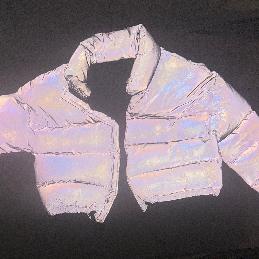 Iridescent Puffer Jacket